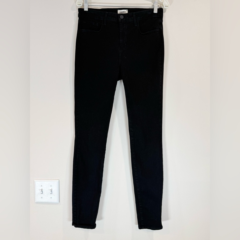 🔥L’Agence Women’s Black Skinny Jeans Size 30 EC🔥